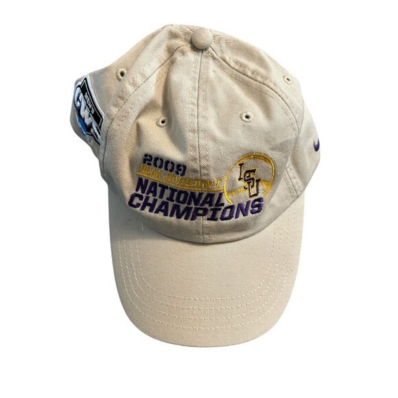 LSU Tigers 2009 NCAA Division I National Champions Cotton Cap hat - Picture 1 of 5